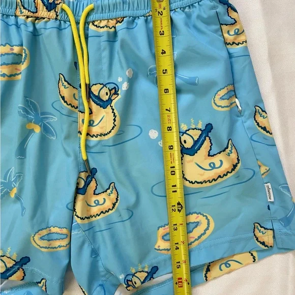 Mens Swim Shorts with Liner Quick Dry with Zipper Pockets Size Large - Picture 6 of 9